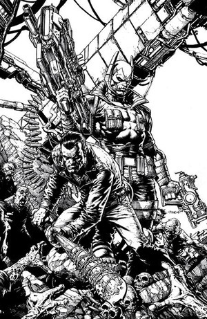 [Walking Dead Deluxe #124 (Cover E - David Finch Youngblood Team Up Full Art B&W Variant)]