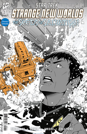 [Star Trek: Strange New Worlds - Seeds of Salvation #3 (Cover D - Travis Mercer B&W Incentive)]