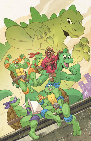 [Teenage Mutant Ninja Turtles X Godzilla #1 (Cover G - Sean Galloway Full Art Incentive)]