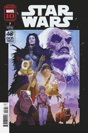 [Star Wars (series 6) No. 7 (Cover C - E.M. Gist Battle for Endor 40th Anniversary Variant)]