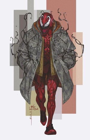 [Eddie Brock: Carnage No. 10 (Cover J - InHyuk Lee Full Art Street-Verse Incentive)]