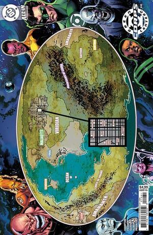 [Green Lantern Corps (series 4) 10 (Cover C - Tom Derenick Map of Oa Variant)]
