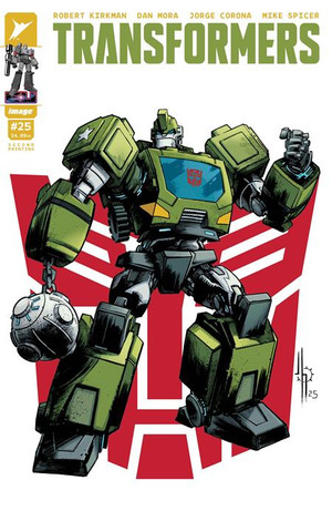 [Transformers (series 4) #25 (2nd printing, Cover B - Jason Howard)]
