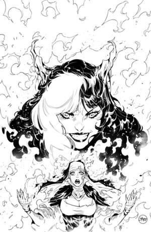 [Marian Heretic #2 (Cover D - Joe Jaro B&W Full Art Incentive)]