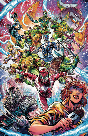 [Mighty Morphin Power Rangers / Teenage Mutant Ninja Turtles III #3 (Cover L - Vincenzo Riccardi Full Art Incentive)]