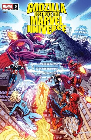 [Godzilla Destroys the Marvel Universe No. 5 (Cover E - Cory Smith)]