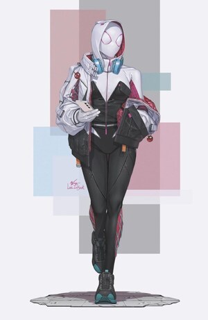 [All-New Spider-Gwen - Ghost-Spider No. 4 (Cover K - InHyuk Lee Full Art Street-Verse Incentive)]