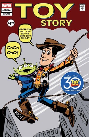 [Amazing Spider-Man (series 7) No. 16 (Cover E - Marco Forcelloni Pixar Toy Story Homage Variant)]