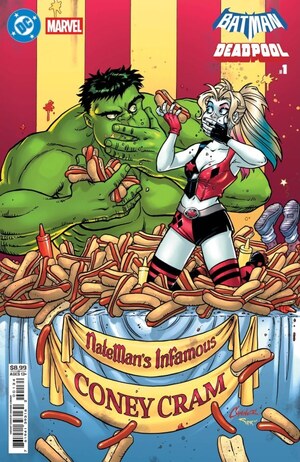 [DC / Marvel: Batman / Deadpool 1 (Cover F - Amanda Conner Harley Quinn / Hulk Variant)]