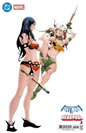 [DC / Marvel: Batman / Deadpool 1 (Cover J - Jae Lee Big Barda / Savage Land Rogue Variant)]