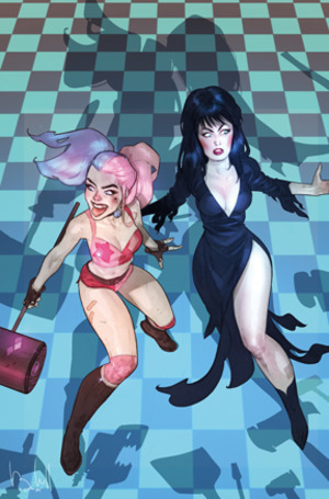 [Harley Quinn X Elvira #2 (Cover L - Ben Caldwell Full Art Incentive)]