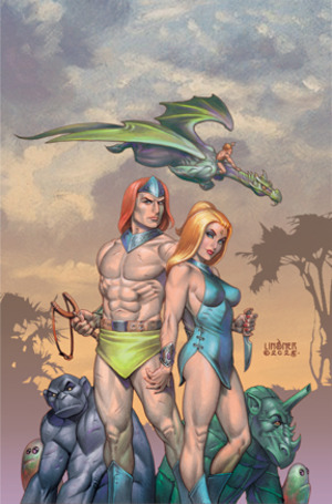 [Herculoids #10 (Cover G - Joseph Michael Linsner Full Art Incentive)]