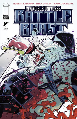 [Invincible Universe: Battle Beast #4 (2nd printing, Cover B - Jason Howard Sword Variant)]