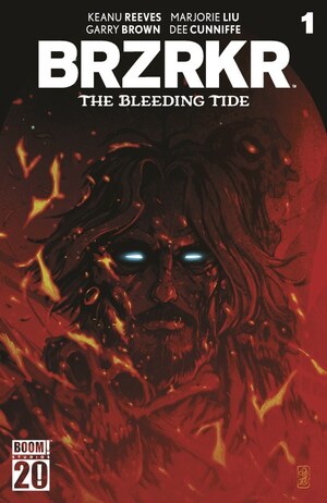 [BRZRKR - Bleeding Tide #1 (Cover C - Michael Dialynas Boom 20th Anniversary Variant)]