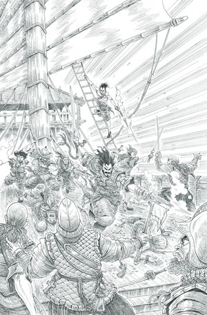 [BRZRKR - Bleeding Tide #1 (Cover H - James Stokoe Full Art Incentive)]