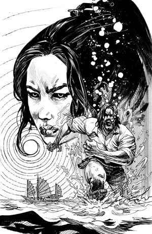 [BRZRKR - Bleeding Tide #1 (Cover L - Garry Brown Full Art Unlimited Variant)]