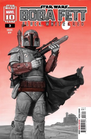 [Star Wars: Boba Fett - Black, White & Red No. 3 (Cover A - E.M. Gist)]