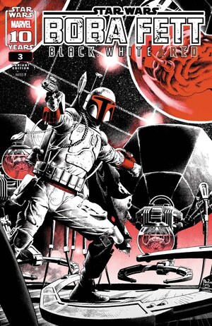 [Star Wars: Boba Fett - Black, White & Red No. 3 (Cover B - Paulo Siqueira)]