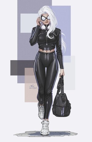 [Black Cat (series 4) No. 4 (Cover L - InHyuk Lee Full Art Street-Verse Incentive)]