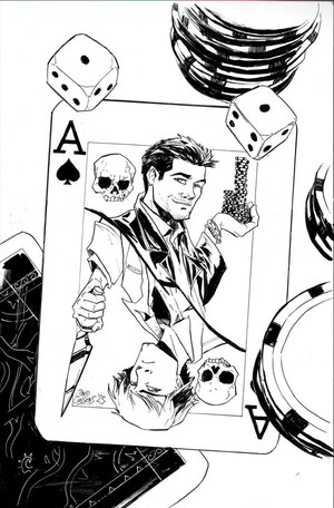 [Supernatural (series 5) #2 (Cover L - David Cousens Line Art Full Art Incentive)]