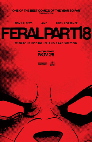 [Feral #18 (Cover B - Tony Fleecs & Trish Forstner Movie Poster Homage)]