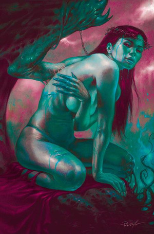[Vampirella (series 9) #7 (Cover Q - Lucio Parrillo Ultraviolet Full Art Incentive)]
