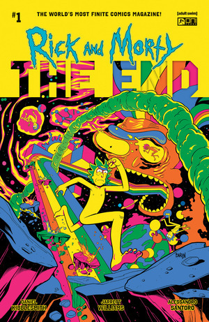 [Rick and Morty - The End #1 (Cover G - Dave Bardin Blacklight Reactive Incentive)]