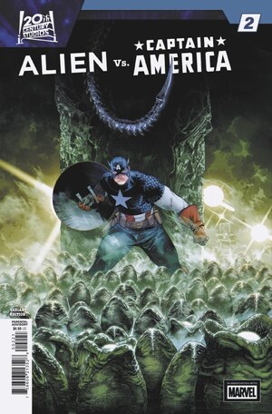 [Alien vs. Captain America No. 2 (Cover B - Delio Diaz)]