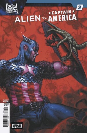 [Alien vs. Captain America No. 2 (Cover J - Davide Paratore Incentive]