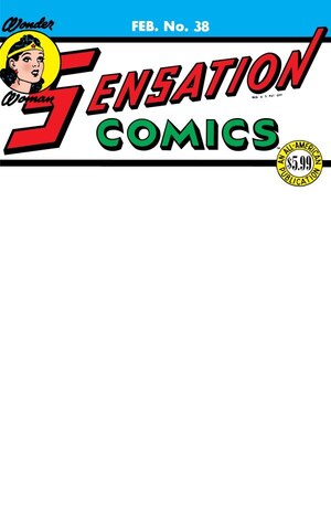 [Sensation Comics No. 38 Facsimile Edition (Cover C - Blank)]