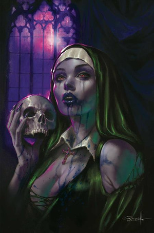 [Vampirella (series 9) #8 (Cover P - Lucio Parrillo Ultraviolet Full Art Incentive)]