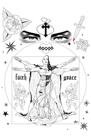 [Marian Heretic #3 (Cover F - Joe Jaro Full Art Line Art Unlimited Variant)]