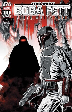[Star Wars: Boba Fett - Black, White & Red No. 4 (Cover B - Luke Ross)]