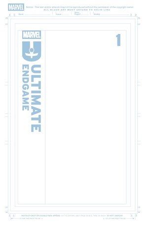 [Ultimate Endgame No. 1 (Cover H - Blue Line Blank)]