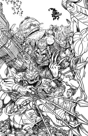 [Lucky Devils #6 (Cover D - Ryan Browne Youngblood Team Up B&W Full Art Variant)]