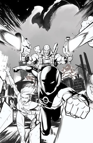 [Radiant Black #39 (Cover E - Daniel Bayliss Youngblood Team Up B&W Full Art Variant)]