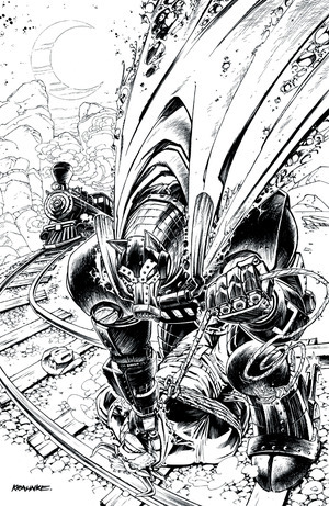 [Wild West C.O.W.-Boys of Moo Mesa #4 (Cover E - Andrew Krahnke B&W Incentive)]