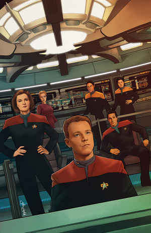 [Star Trek: Voyager - Homecoming #4 (Cover C - Jake Bartok Full Art Incentive)]