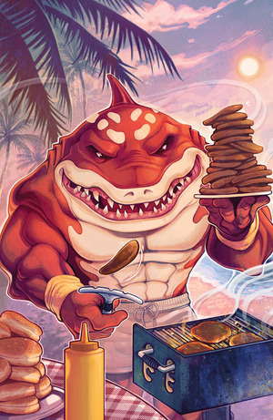 [Street Sharks #4 (Cover D - Elizabeth Beals Full Art Incentive)]