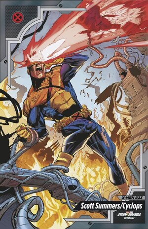 [X-Men (series 7) No. 23 (Cover E - Netho Diaz X-Men Trading Card Variant)]