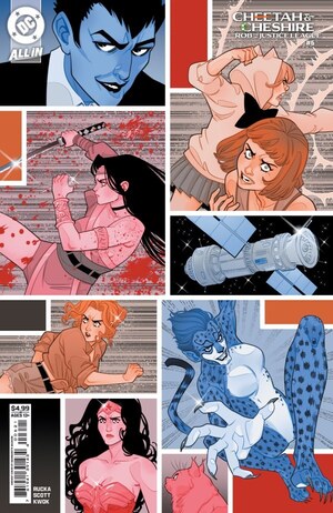 [Cheetah and Cheshire Rob the Justice League 6 (Cover C - Marguerite Sauvage)]