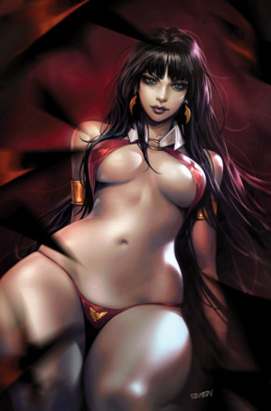 [Vampirella (series 9) #9 (Cover K - Derrick Chew Full Art Incentive)]
