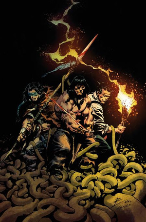 [Conan: Scourge of the Serpent #4 (Cover D - Roberto de la Torre Full Art Variant)]