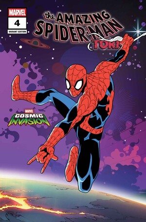 [Amazing Spider-Man: Torn No. 4 (Cover B - Marvel Cosmic Invasion Variant)]