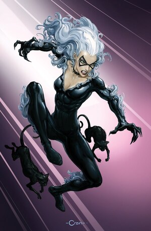 [Black Cat (series 4) No. 6 (Cover J - Clayton Crain Full Art Incentive)]