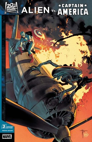 [Alien vs. Captain America No. 3 (Cover J - Francesco Mobili Incentive)]