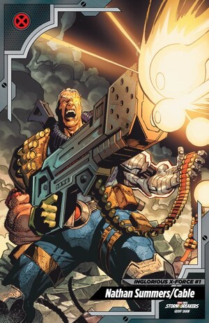 [Inglorious X-Force No. 1 (Cover E - Geoff Shaw X-Men Trading Card Variant)]