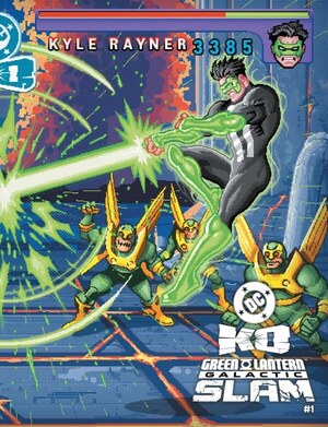[DC K.O. - Green Lantern Galactic Slam 1 (Cover E - Juan Ferreyra Wraparound Variant)]
