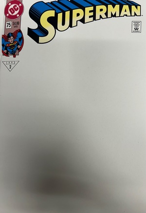[Superman 75 Facsimile Edition (Cover C - Blank)]