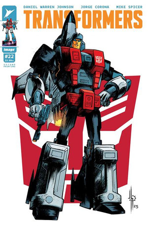[Transformers (series 4) #22 (2nd printing, Cover B - Jason Howard Autobot)]